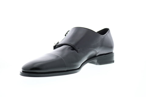 Bruno Magli Mico BM600356 Mens Black Oxfords & Lace Ups Monk Strap Shoes