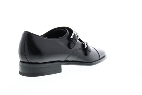 Bruno Magli Mico BM600356 Mens Black Oxfords & Lace Ups Monk Strap Shoes