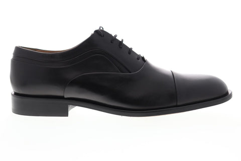 Bruno Magli Sassiolo BM600379 Mens Black Leather Dress Lace Up Oxfords Shoes