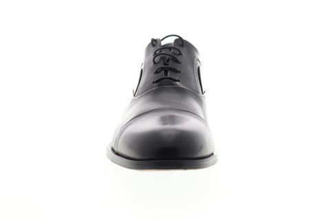 Bruno Magli Sassiolo BM600379 Mens Black Leather Dress Lace Up Oxfords Shoes