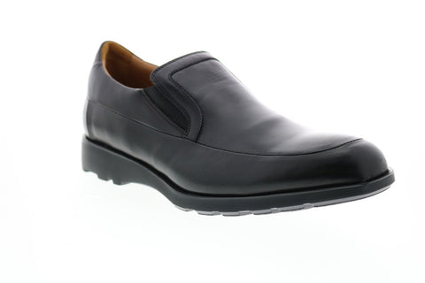 Bruno Magli Vegas BM600395 Mens Black Leather Slip On Loafers & Slip Ons Casual Shoes