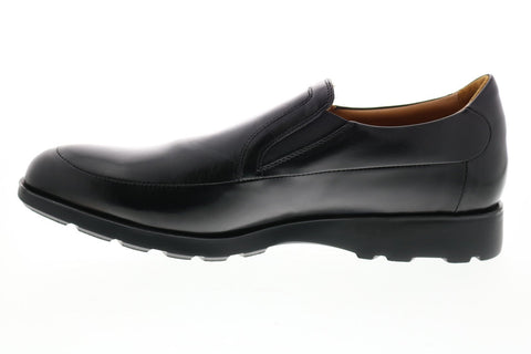 Bruno Magli Vegas BM600395 Mens Black Leather Slip On Loafers & Slip Ons Casual Shoes
