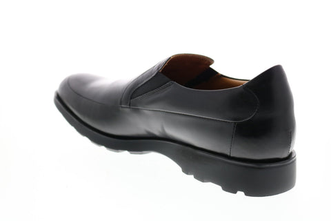 Bruno Magli Vegas BM600395 Mens Black Leather Slip On Loafers & Slip Ons Casual Shoes