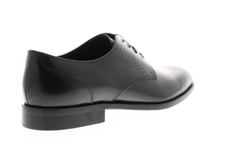 Bruno Magli Lugano BM600427 Mens Black Leather Dress Lace Up Oxfords Shoes
