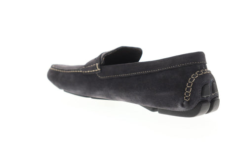 Bruno Magli Napoli BM600432 Mens Gray Suede Casual Slip On Loafers Shoes