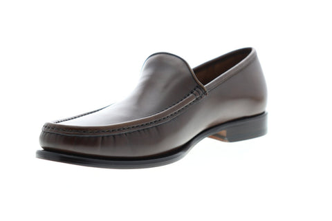 Bruno Magli Ello BM600494 Mens Brown Leather Dress Slip On Loafers Shoes
