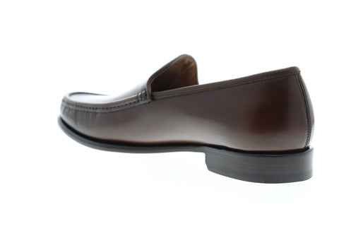 Bruno Magli Ello BM600494 Mens Brown Leather Dress Slip On Loafers Shoes