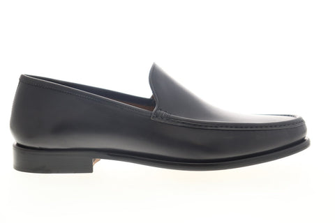 Bruno Magli Ello BM600494 Mens Gray Leather Dress Slip On Loafers Shoes
