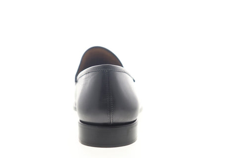 Bruno Magli Ello BM600494 Mens Gray Leather Dress Slip On Loafers Shoes