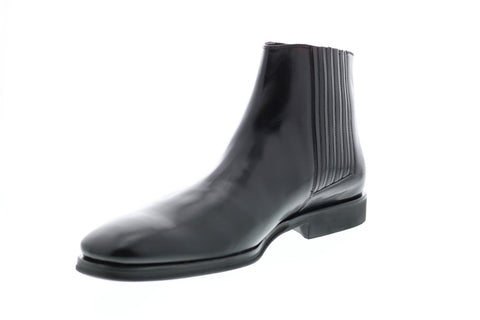 Bruno Magli Rezzo BM600546 Mens Black Leather Lace Up Chelsea Boots