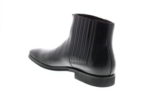Bruno Magli Rezzo BM600546 Mens Black Leather Lace Up Chelsea Boots