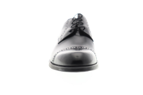 Bruno Magli Zurigo BM600562 Mens Black Leather Dress Lace Up Oxfords Shoes
