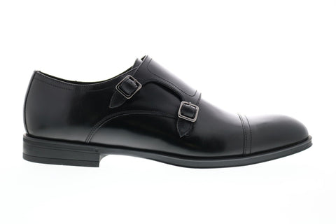 Bruno Magli Zenda BM600564 Mens Black Leather Monk Strap Shoes