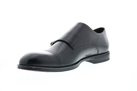 Bruno Magli Zenda BM600564 Mens Black Leather Monk Strap Shoes
