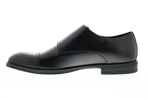 Bruno Magli Zenda BM600564 Mens Black Leather Monk Strap Shoes