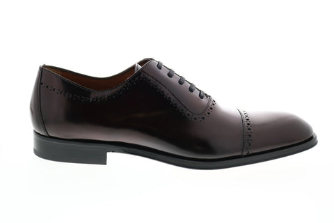 Bruno Magli Lucca BM600582 Mens Brown Cap Toe Oxfords & Lace Ups Shoes
