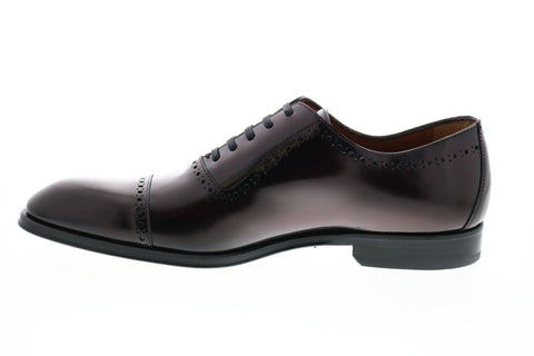 Bruno Magli Lucca BM600582 Mens Brown Cap Toe Oxfords & Lace Ups Shoes