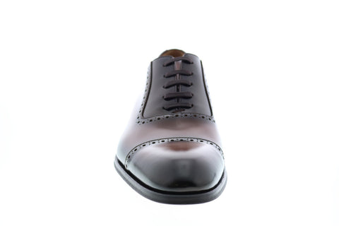 Bruno Magli Lucca BM600582 Mens Brown Cap Toe Oxfords & Lace Ups Shoes