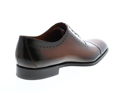 Bruno Magli Lucca BM600582 Mens Brown Cap Toe Oxfords & Lace Ups Shoes