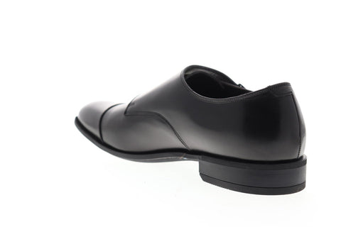 Bruno Magli Ilario BM600593 Mens Black Leather Dress Monk Strap