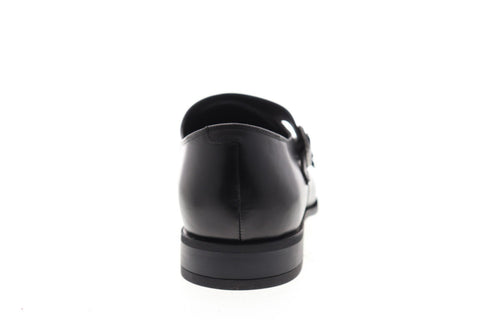 Bruno Magli Ilario BM600593 Mens Black Leather Dress Monk Strap