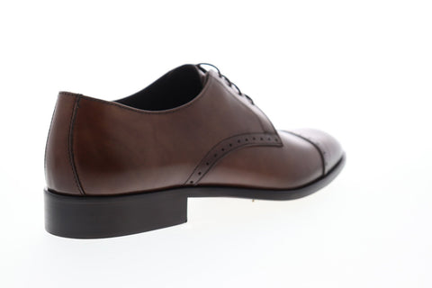 Bruno Magli Nevil BM600617 Mens Brown Leather Dress Lace Up Oxfords Shoes
