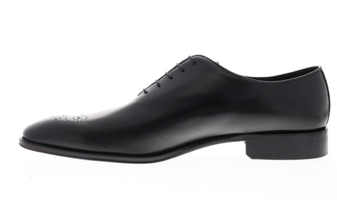 Bruno Magli Carli BM600626 Mens Black Leather Dress Lace Up Oxfords Shoes
