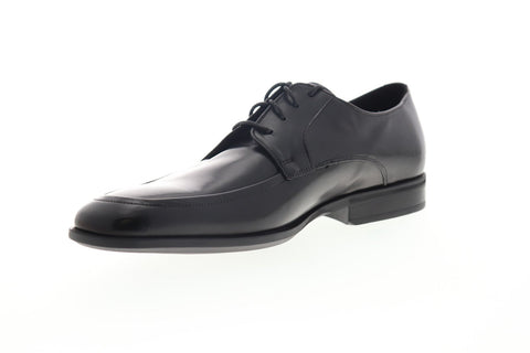 Bruno Magli Famoso BM600629 Mens Black Lace Up Plain Toe Oxfords & Lace Ups Shoes