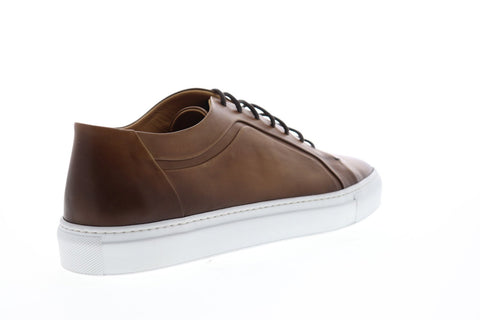 Bruno Magli Salvini BM600671 Mens Brown Leather Casual Fashion Sneakers Shoes