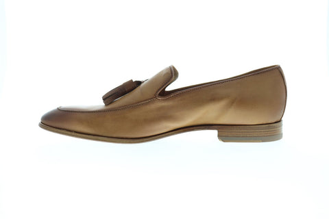 Bruno Magli Iko BM600691 Mens Brown Leather Dress Slip On Loafers Shoes