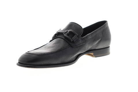Bruno Magli Indio BM600693 Mens Black Leather Dress Slip On Loafers Shoes