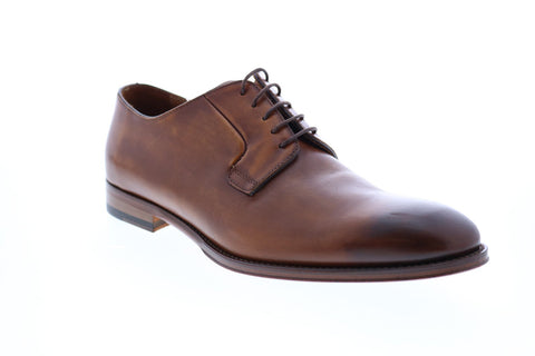 Bruno Magli Fede BM600701 Mens Brown Leather Lace Up Oxfords & Lace Ups Plain Toe Shoes
