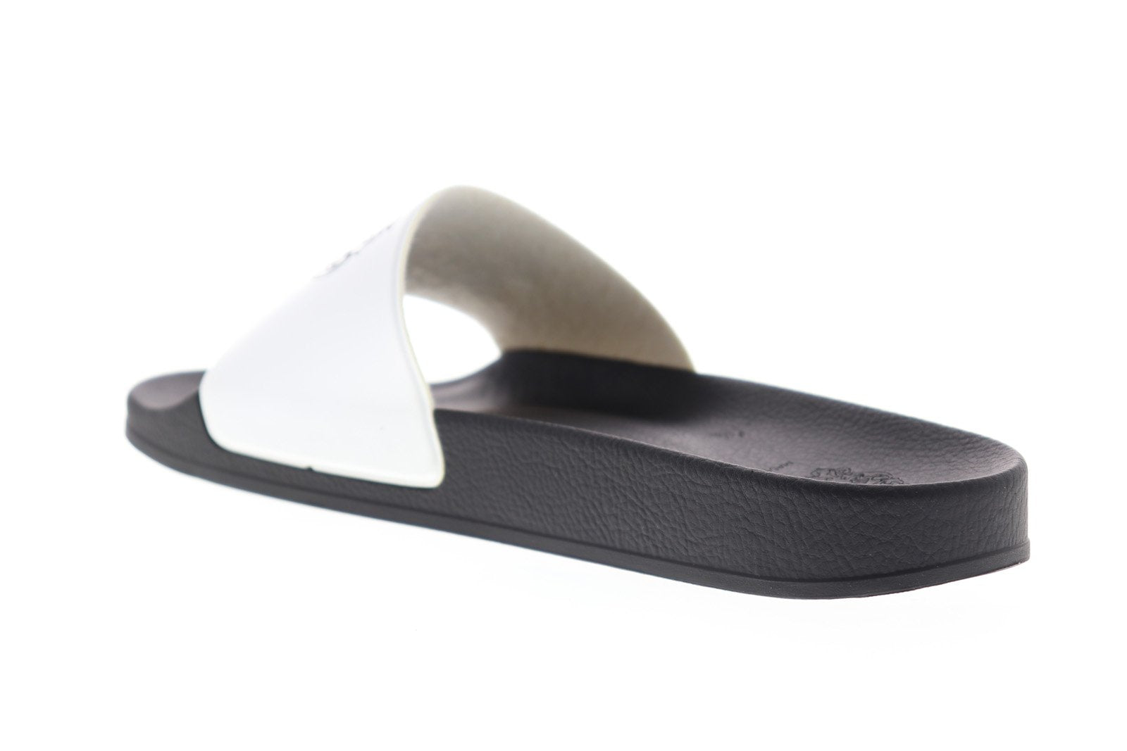 Bruno Magli Martino BM600711 Mens White Slip On Slides  display picture 1