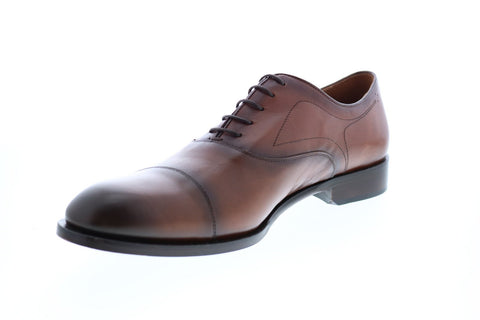 Bruno Magli Bellino BM600730 Mens Brown Cap Toe Oxfords & Lace Ups Shoes