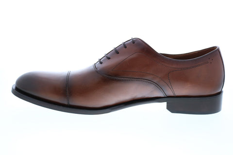 Bruno Magli Bellino BM600730 Mens Brown Cap Toe Oxfords & Lace Ups Shoes