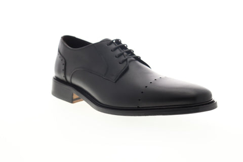 Bruno Magli James BM600734 Mens Black Leather Dress Lace Up Oxfords Shoes