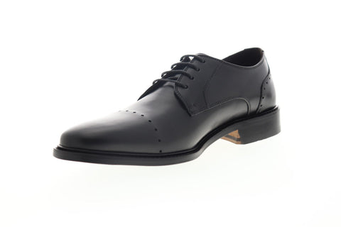 Bruno Magli James BM600734 Mens Black Leather Dress Lace Up Oxfords Shoes