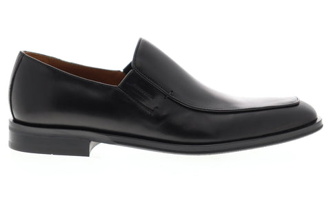 Bruno Magli Jerry BM600735 Mens Black Leather Dress Slip On Loafers Shoes