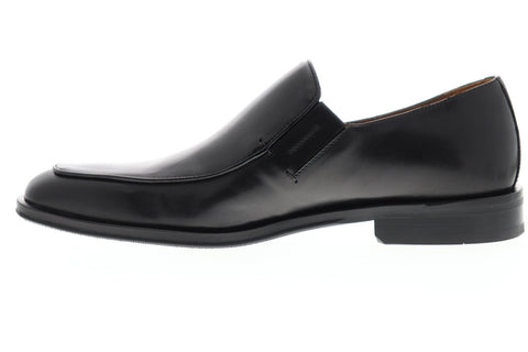 Bruno Magli Jerry BM600735 Mens Black Leather Dress Slip On Loafers Shoes