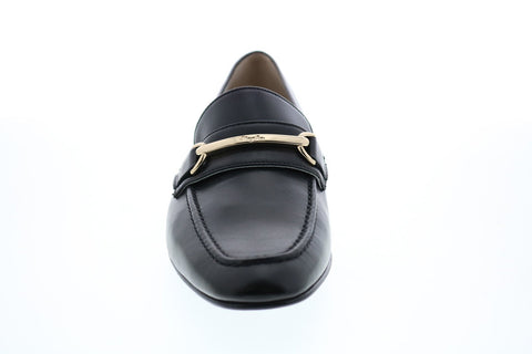 Bruno Magli Marco BM620244 Mens Black Leather Slip On Loafers & Slip Ons Casual Shoes