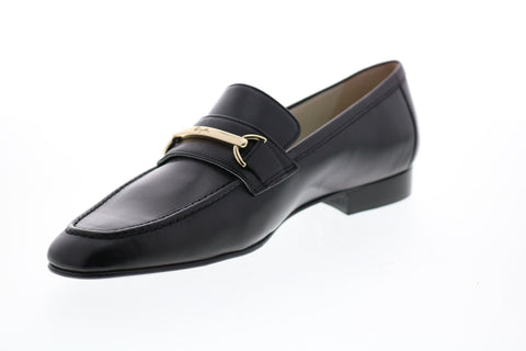 Bruno Magli Marco BM620244 Mens Black Leather Slip On Loafers & Slip Ons Casual Shoes
