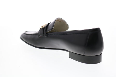 Bruno Magli Marco BM620244 Mens Black Leather Slip On Loafers & Slip Ons Casual Shoes