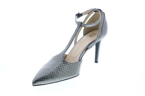 Bruno Magli Malena BM620282 Womens Gray Leather Strap Heels Strap Shoes