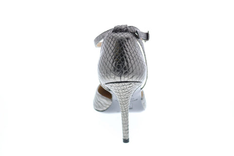 Bruno Magli Malena BM620282 Womens Gray Leather Strap Heels Strap Shoes