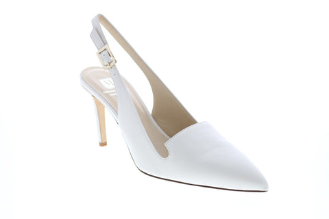 Bruno Magli Aurora BM620371 Womens Beige Leather Strap Heels Pump Shoes