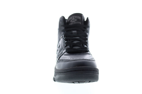 British Knights Kings SL BMKINSLHL-001 Mens Black Leather Lace Up High Top Sneakers Shoes