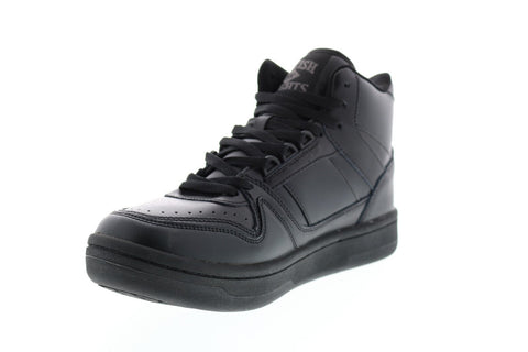 British Knights Kings SL BMKINSLHL-001 Mens Black Leather Lace Up High Top Sneakers Shoes