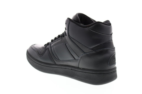 British Knights Kings SL BMKINSLHL-001 Mens Black Leather Lace Up High Top Sneakers Shoes