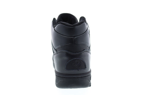 British Knights Kings SL BMKINSLHL-001 Mens Black Leather Lace Up High Top Sneakers Shoes