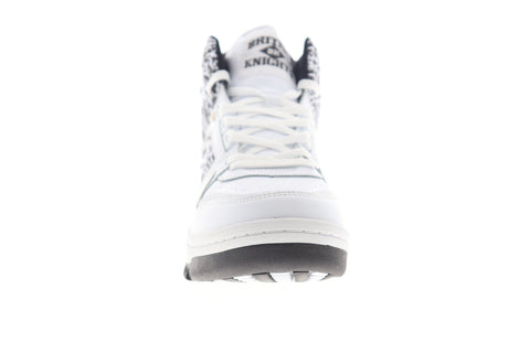 British Knights Kings SL BMKINSLHL-1552 Mens White Leather Lifestyle Sneakers Shoes